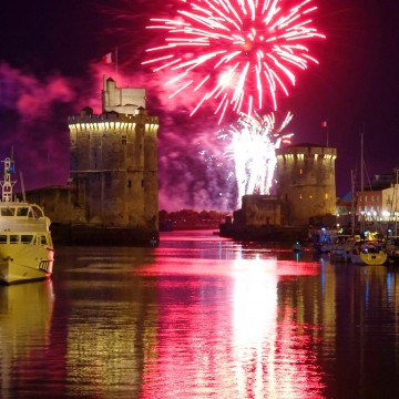 Feu d'artifice 14 juillet La Rochelle