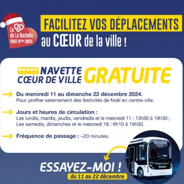 Navette gratuite du 11 au 22 décembre