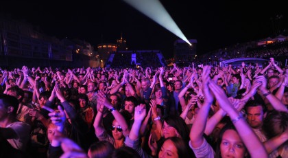 Spectateurs aux Francofolies de La Rochelle