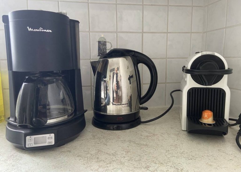 cafetières et bouilloire