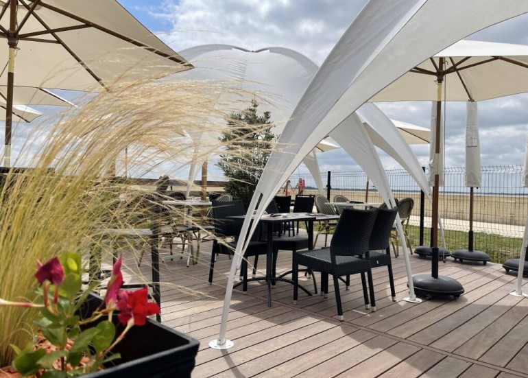 Terrasse bord de mer