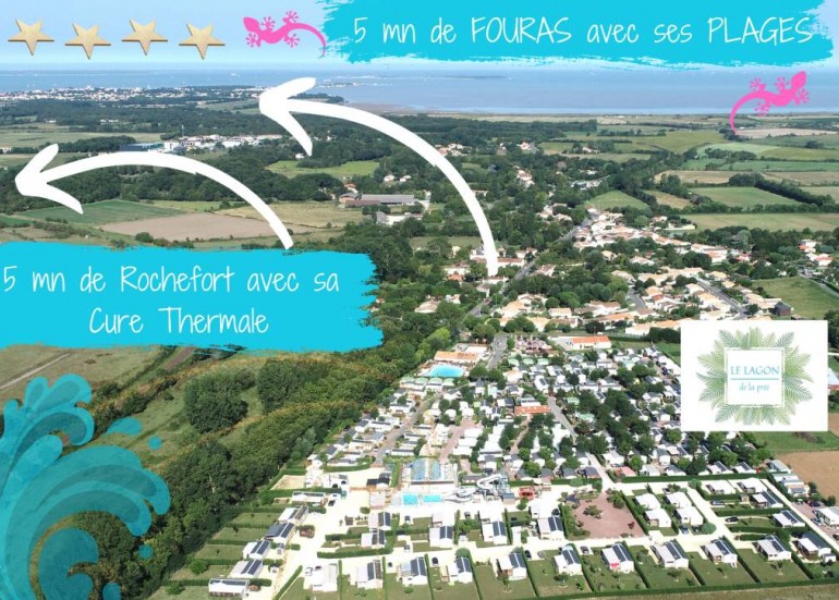 Camping Club OUVERT TOUTE L'ANNÉE - Village Vacances Le Lagon de la Prée ****