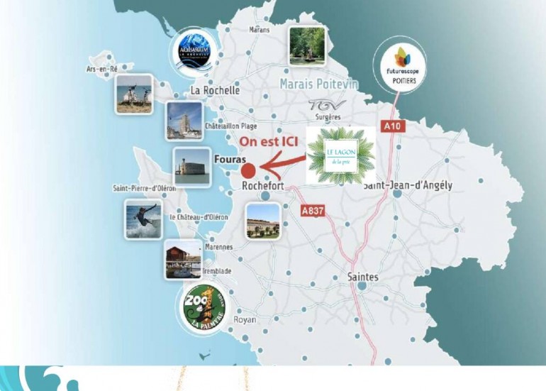 Camping Club OUVERT TOUTE L'ANNÉE - Village Vacances Le Lagon de la Prée ****