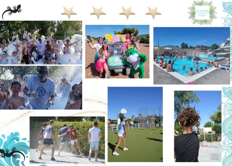 Camping Club OUVERT TOUTE L'ANNÉE - Village Vacances Le Lagon de la Prée ****