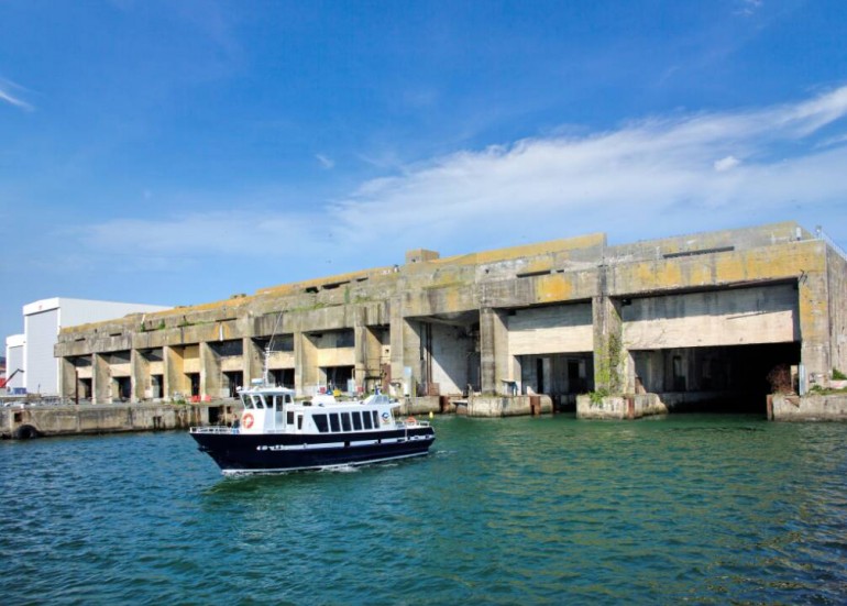 La base sous-marine et les trois ports - Compagnie Interîles