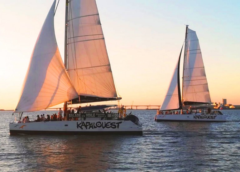 Katamaranfahrt zur Aperitifzeit - Kapalouest Katamaranfahrt zur Aperitifzeit - Kapalouest