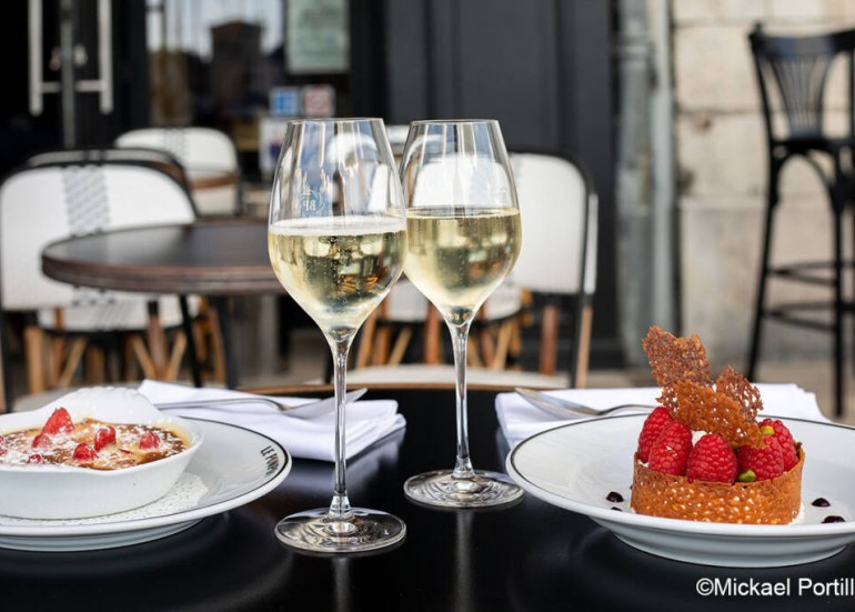 Le Pistache Framboise et Fraises Fraîches, Sabayon Verveine Citronnée