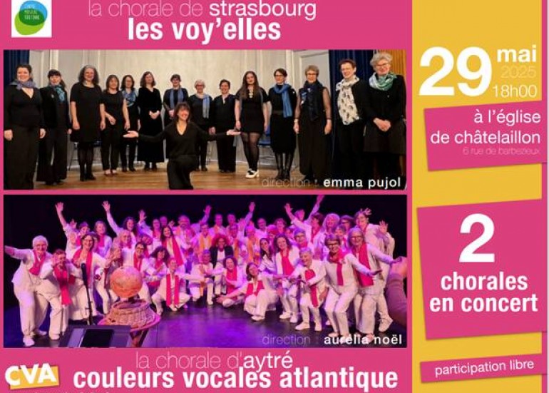 Duo de chorales en concert à l'église Ste Madeleine_Châtelaillon-Plage