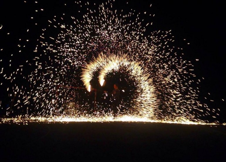 Spectacle de feu Circus_Châtelaillon-Plage